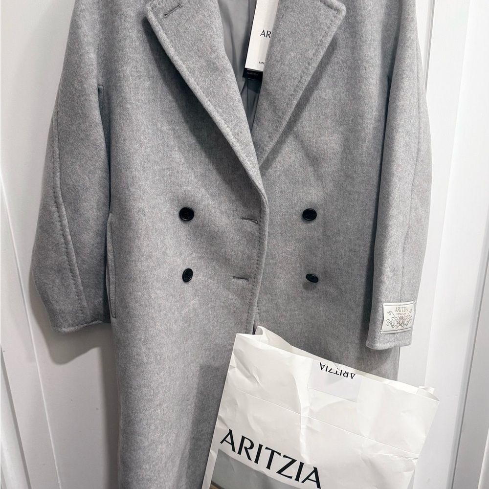 The Slouch coat - Italian soft wool cashmere - Picture 9 of 10